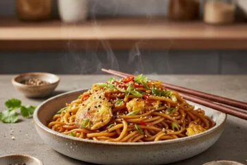 Easy Stir-fry Noodles & Egg