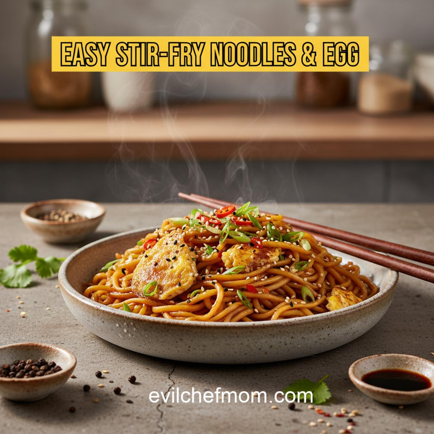 Easy Stir-fry Noodles & Egg