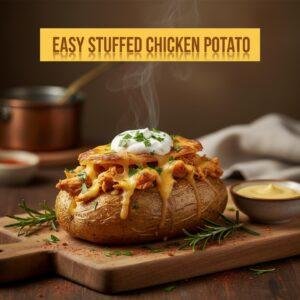 Easy Stuffed Chicken Potato
