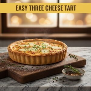Easy Three Cheese Tart