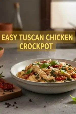 Easy Tuscan Chicken Crockpot