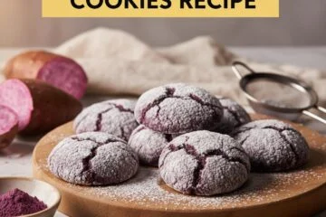 Easy Ube Crinkle Cookies Recipe