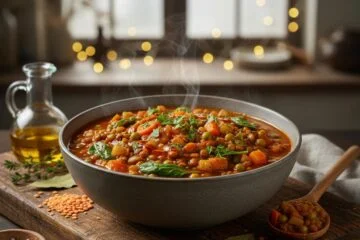 Easy Vegan Lentil & Veggie Stew