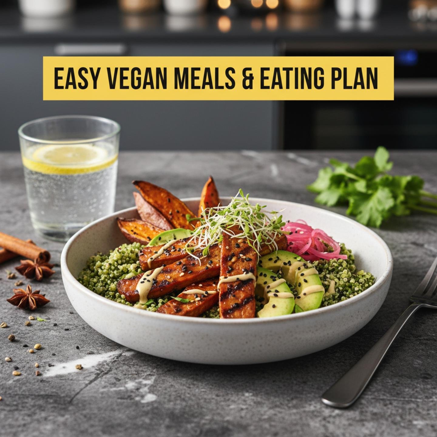 Easy Vegan Meals & Eating Plan