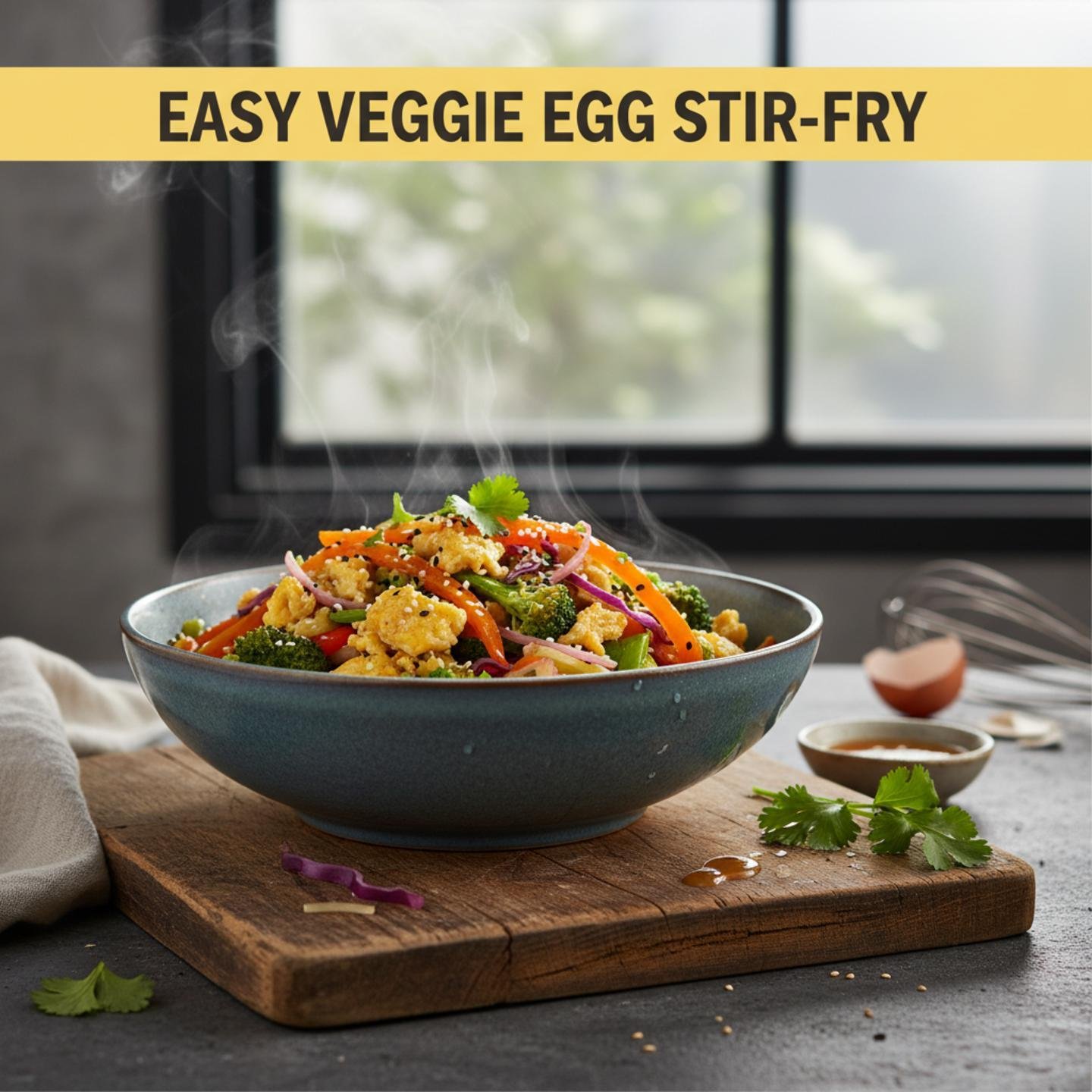 Easy Veggie Egg Stir-Fry