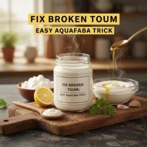 Fix Broken Toum: Easy Aquafaba Trick