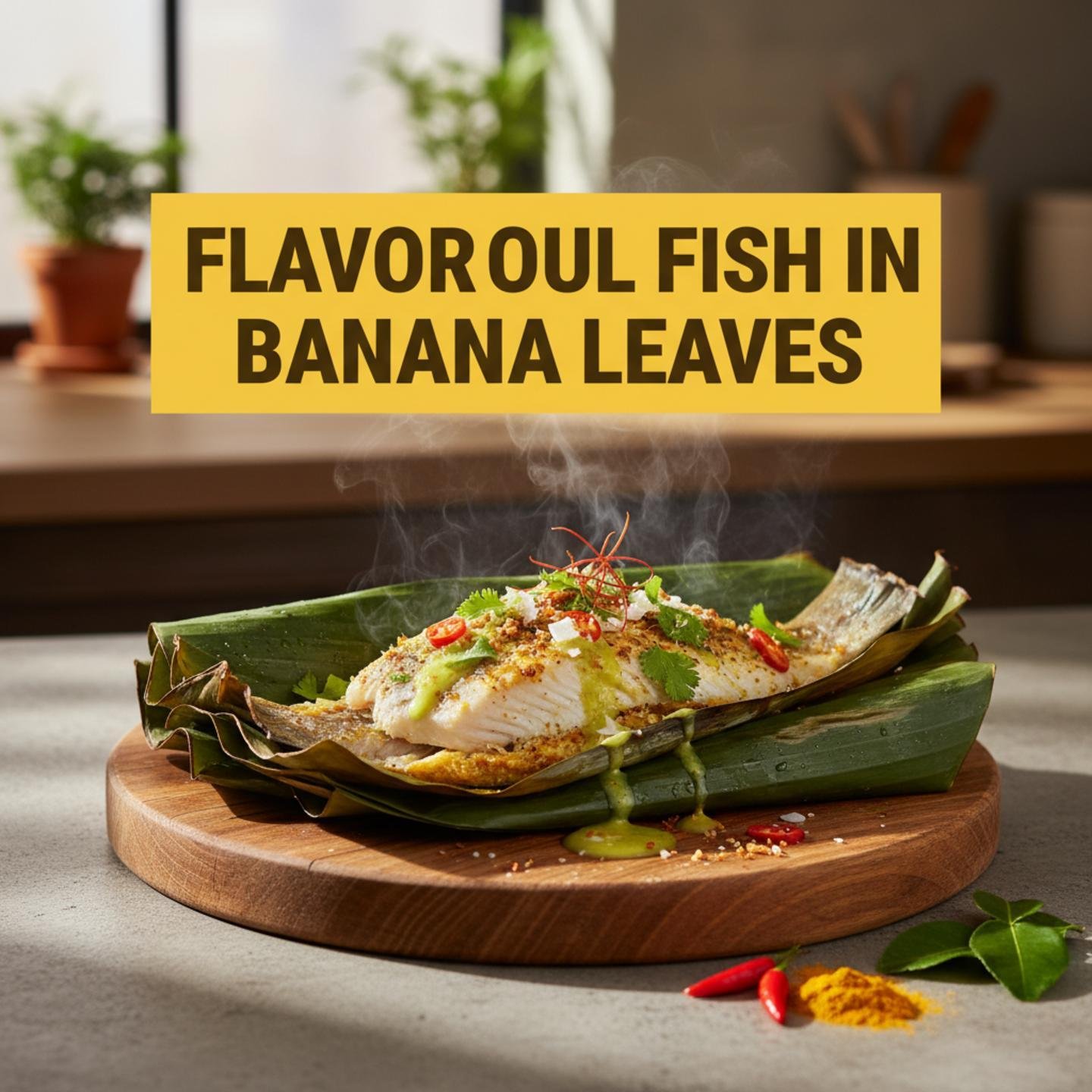 Flavorful Fish in Banana Leaves
