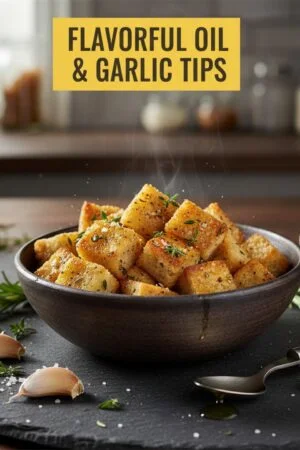 Flavorful Oil & Garlic Tips