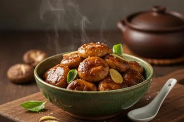 Flavorful San Bei Mushrooms