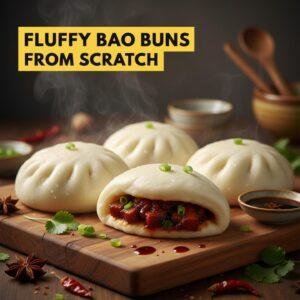 Fluffy Bao Buns From Scratch