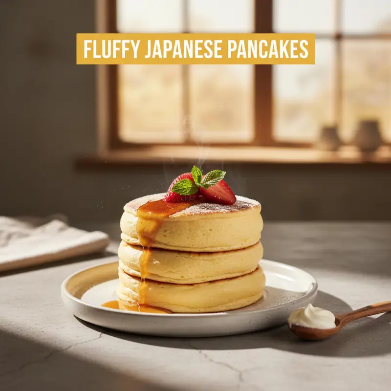 Fluffy Japanese Pancakes