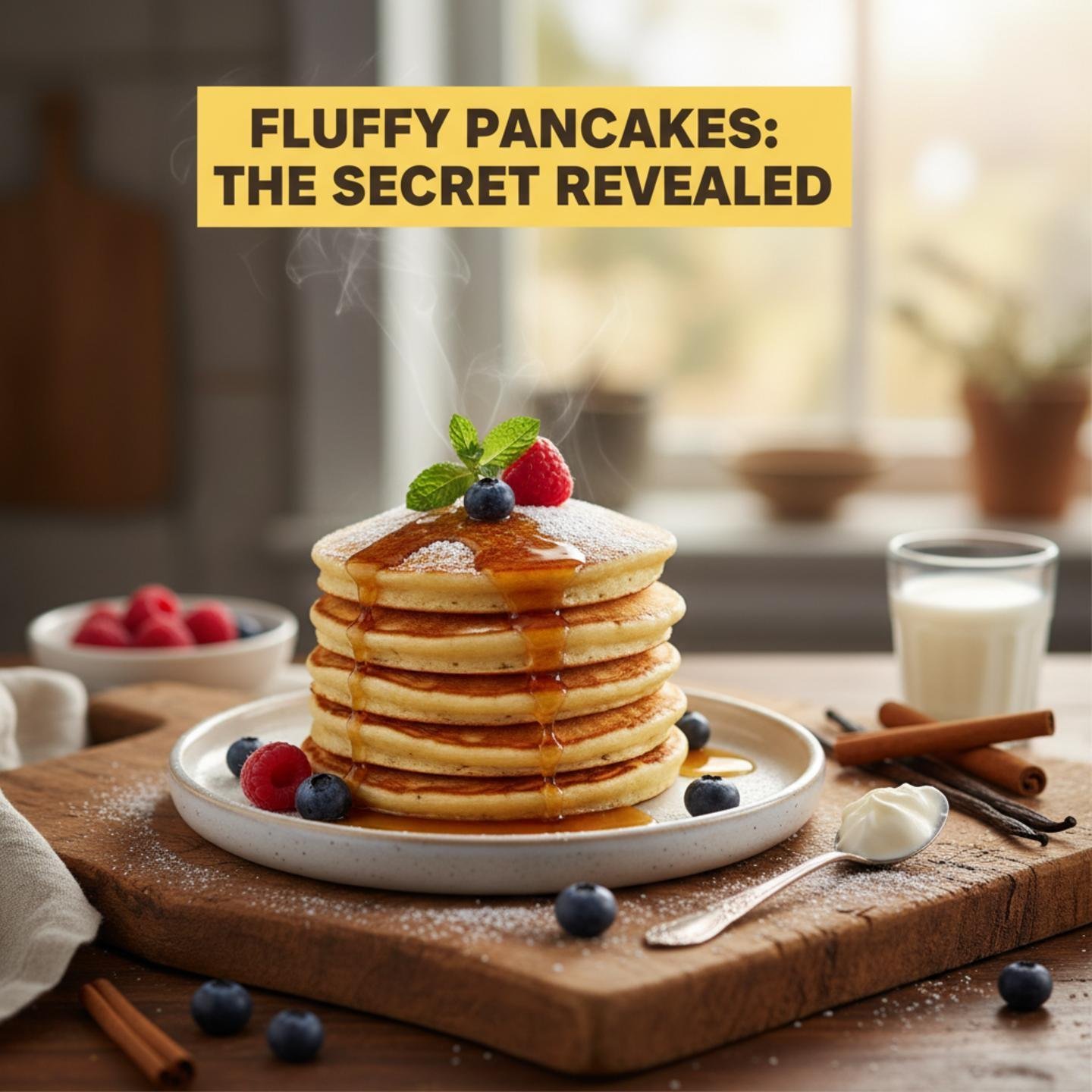 Fluffy Pancakes: The Secret Revealed