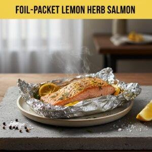 Foil-Packet Lemon Herb Salmon