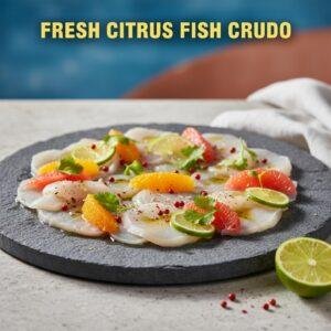 Fresh Citrus Fish Crudo