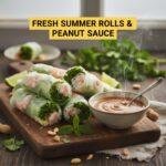 Fresh Summer Rolls & Peanut Sauce