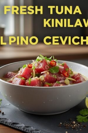Fresh Tuna Kinilaw: Filipino Ceviche