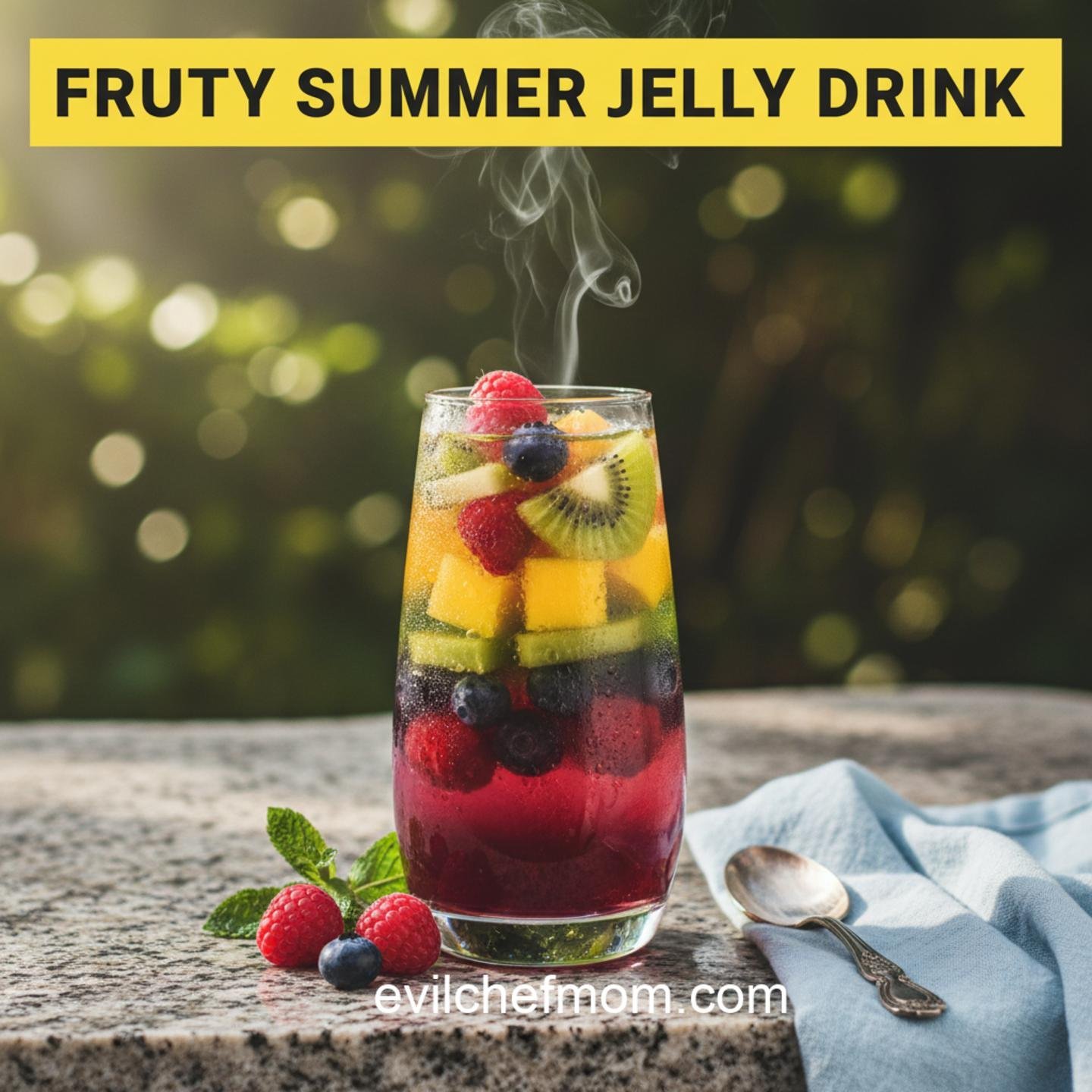 Fruity Summer Jelly Drink