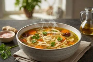 Gastritis-Friendly Chicken Soup