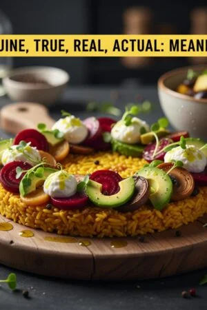 Genuine, True, Real, Actual: Meanings