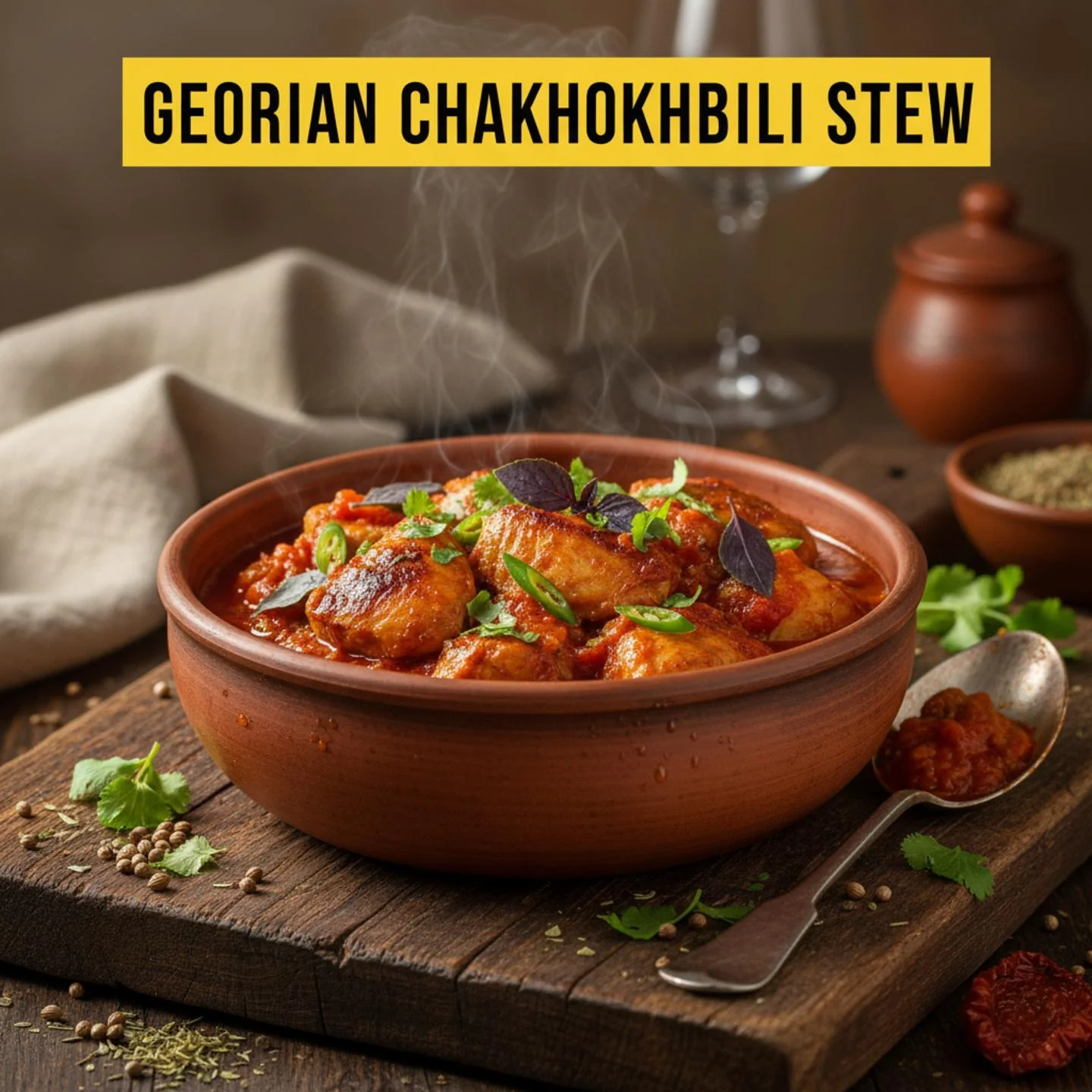 Georgian Chakhokhbili Stew