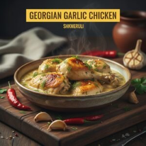 Georgian Garlic Chicken (Shkmeruli)