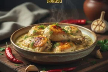 Georgian Garlic Chicken (Shkmeruli)