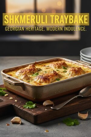 Georgian Shkmeruli Traybake