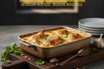Georgian Shkmeruli Traybake