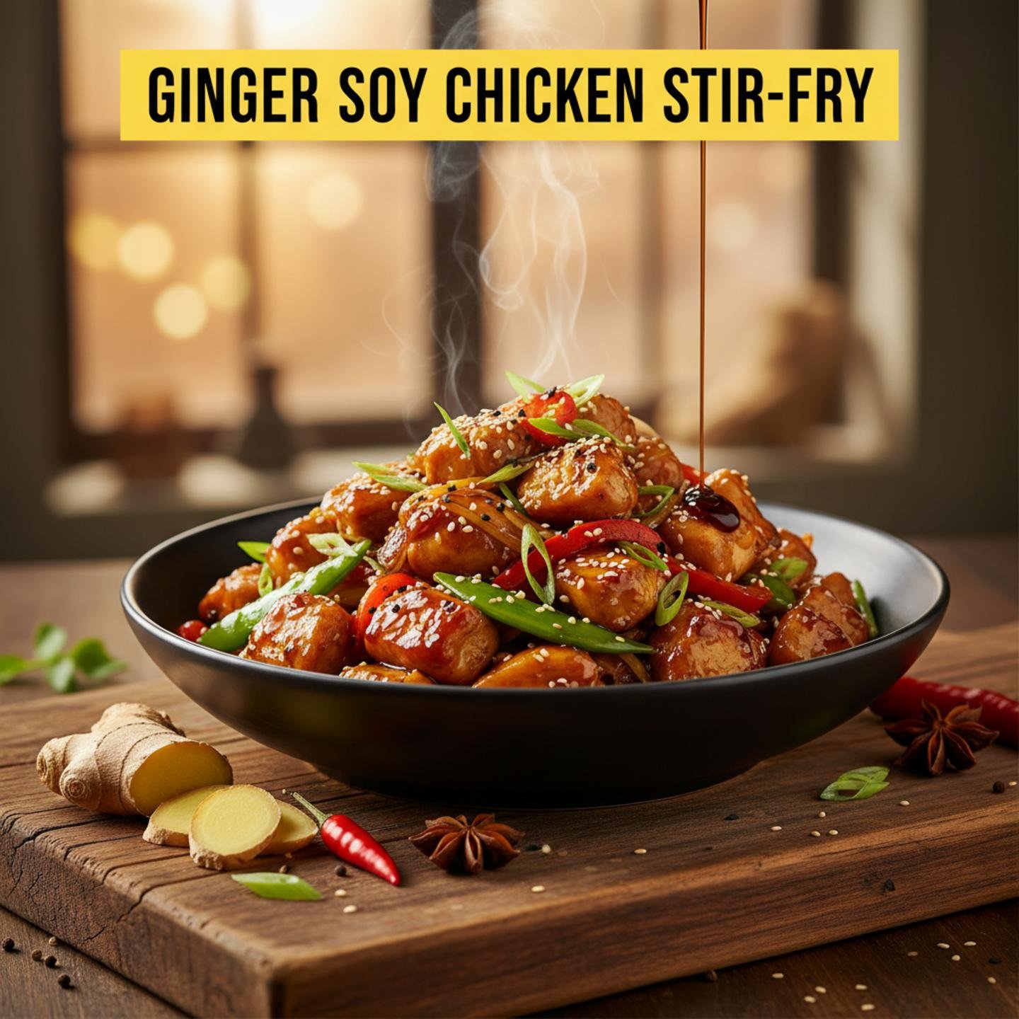 Ginger Soy Chicken Stir-Fry