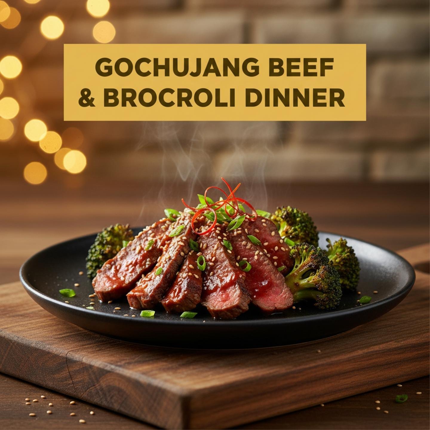 Gochujang Beef & Broccoli Dinner