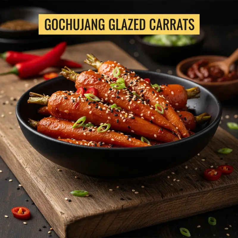 Gochujang Glazed Carrots