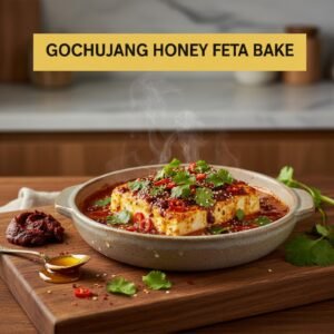 Gochujang Honey Feta Bake