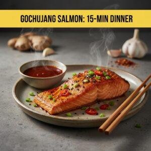 Gochujang Salmon: 15-Min Dinner