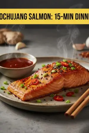 Gochujang Salmon: 15-Min Dinner