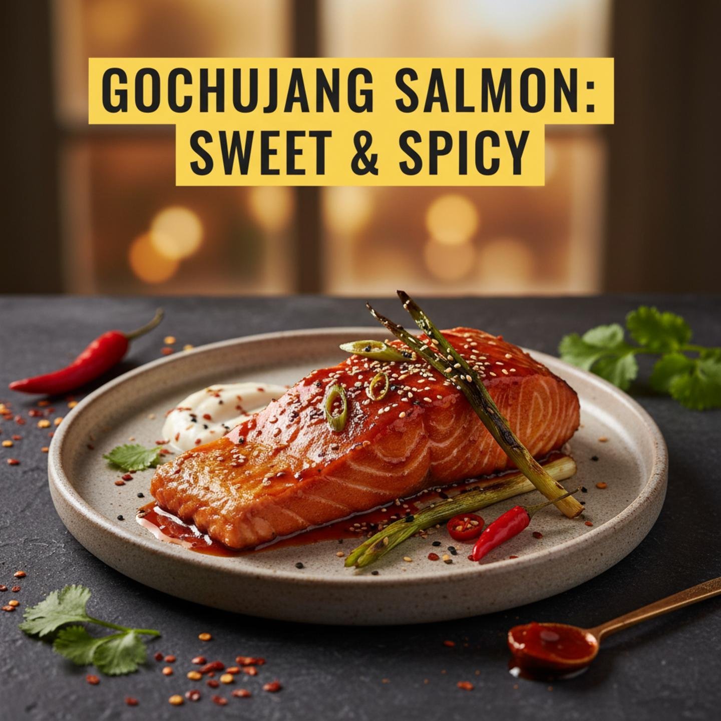Gochujang Salmon: Sweet & Spicy