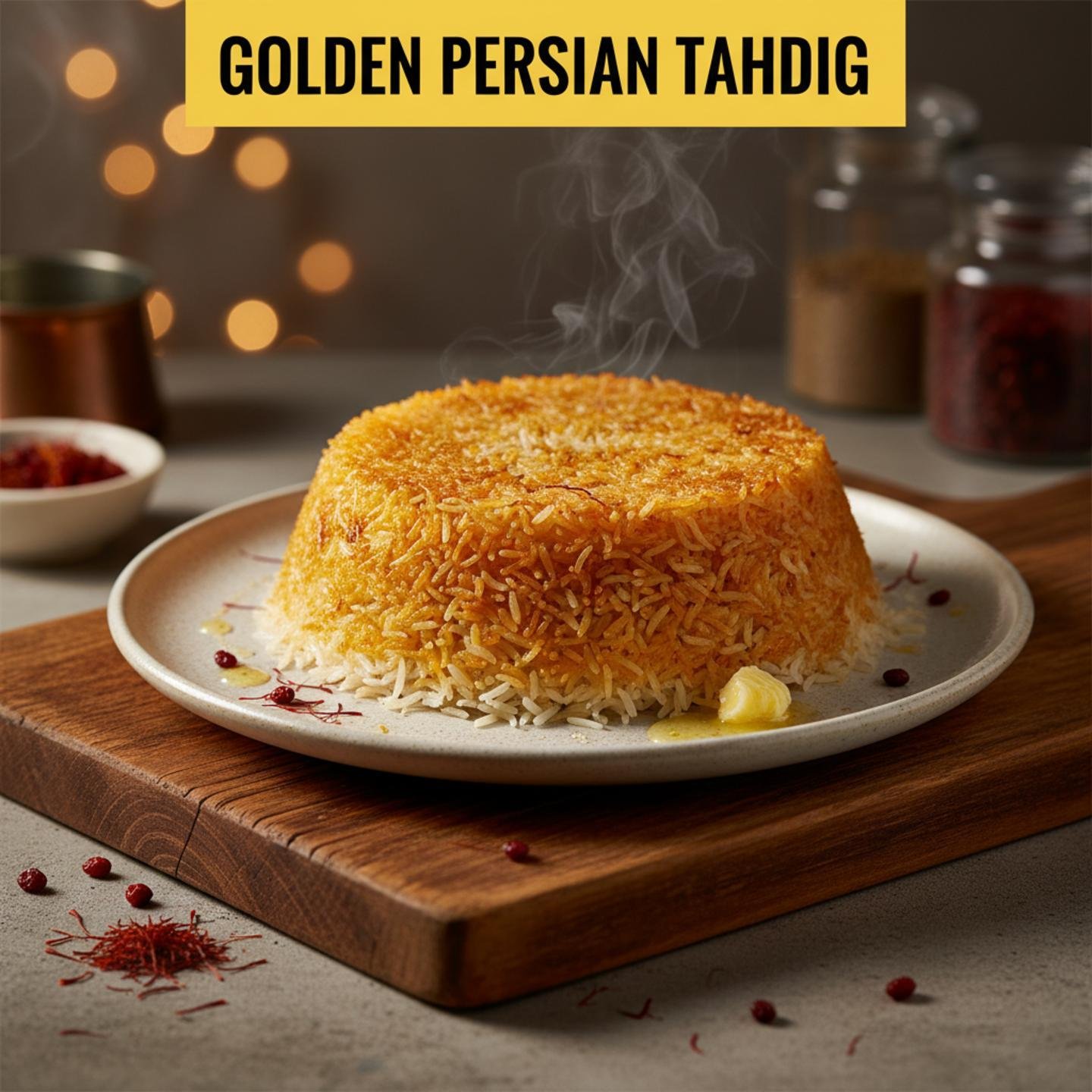 Golden Persian Tahdig