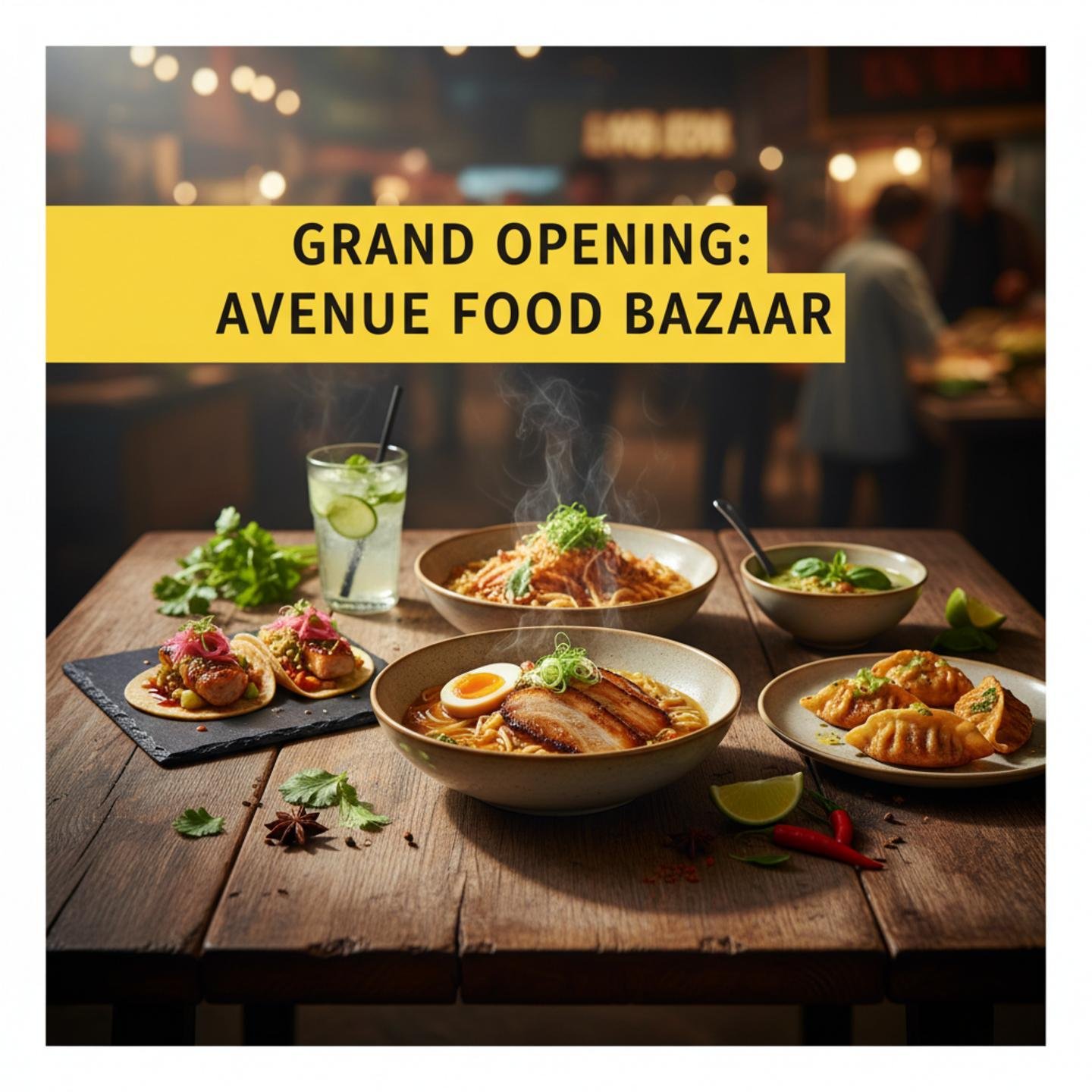 Grand Opening: Avenue Food Bazaar