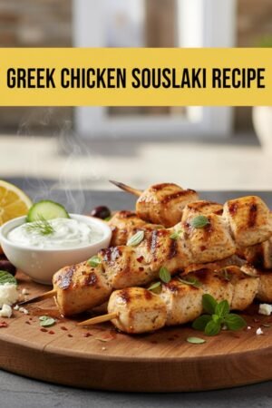 Greek Chicken Souvlaki Recipe