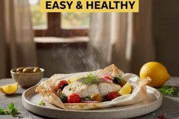 Greek Fish Papillote: Easy & Healthy