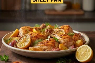 Greek Lemon Chicken Sheet Pan