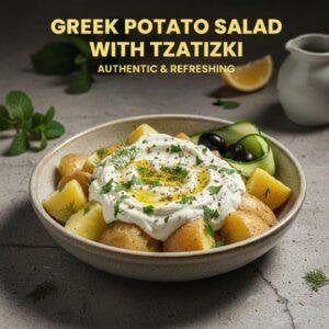 Greek Potato Salad with Tzatziki