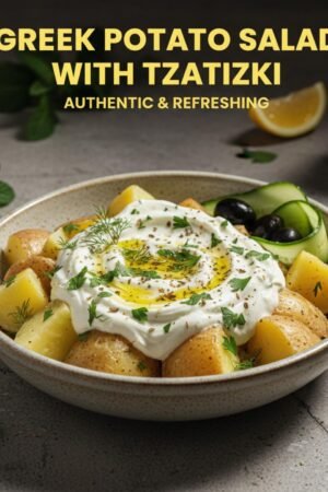 Greek Potato Salad with Tzatziki
