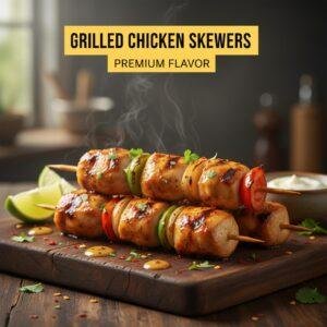 Grilled Chicken Skewers