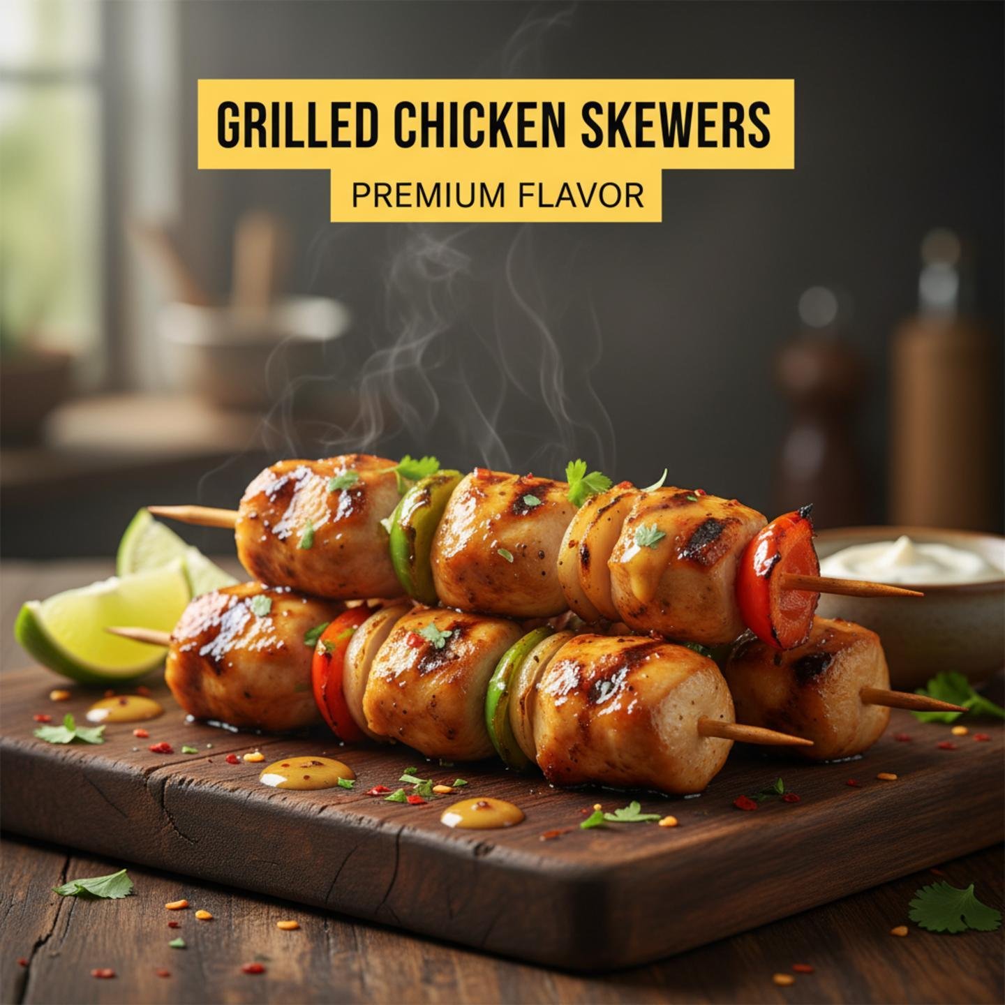 Grilled Chicken Skewers