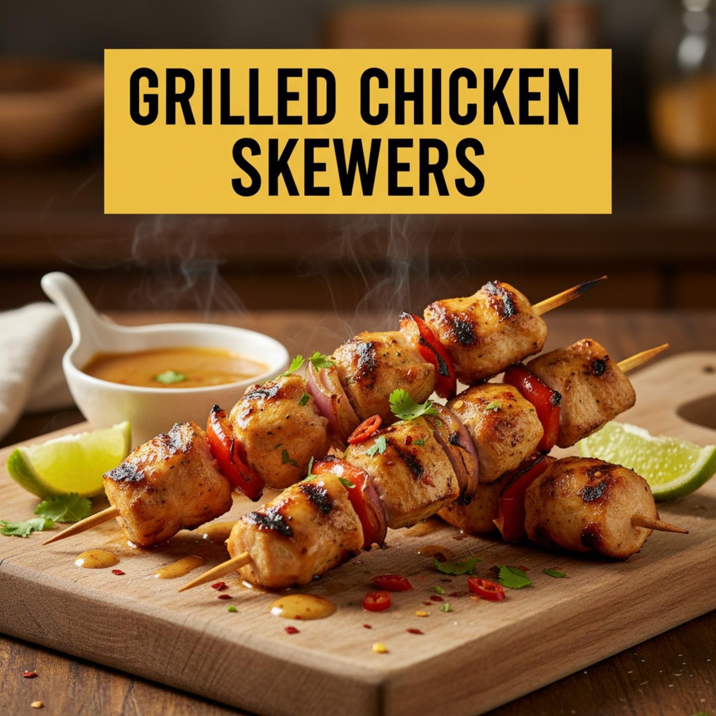 Grilled Chicken Skewers