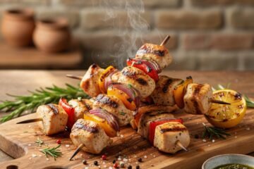 Grilled Italian Chicken Skewers