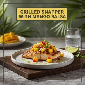 Grilled Snapper with Mango Salsa