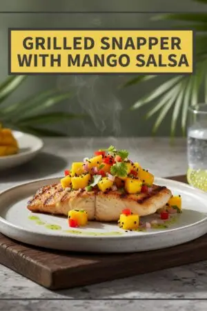 Grilled Snapper with Mango Salsa