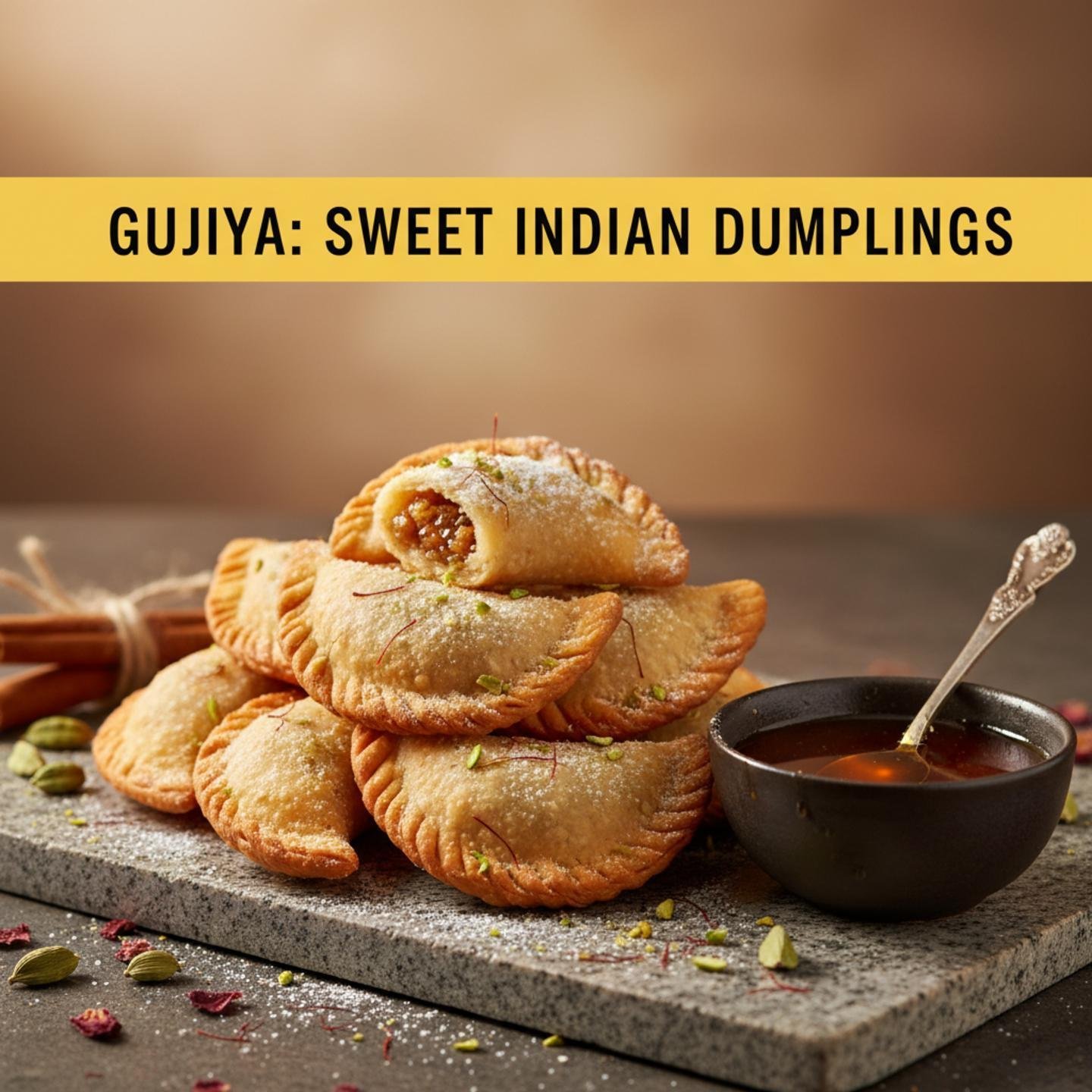 Gujiya: Sweet Indian Dumplings