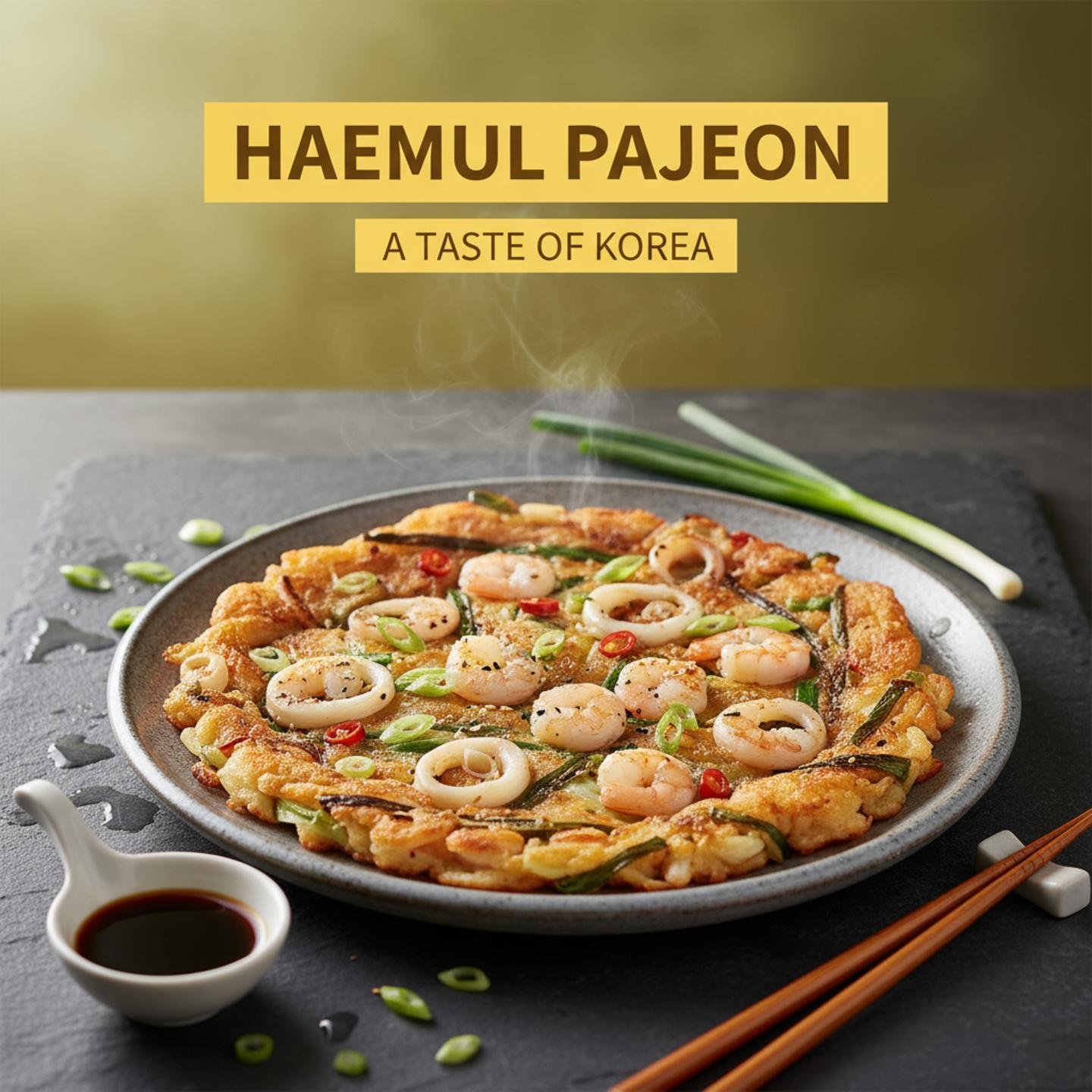 Haemul Pajeon (Korean Seafood Pancake)